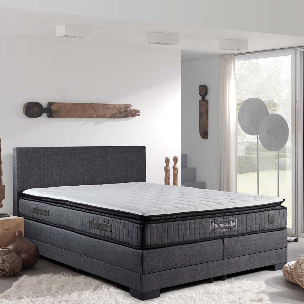 Uittreksel terugvallen puppy Boxspring Ambassador Prime - Bedden Lease